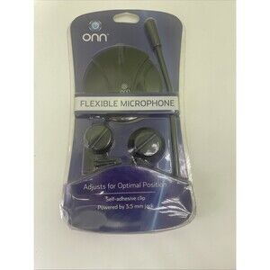 ONN Flexible Desktop Microphone most Computers - Video Games, Online Chat